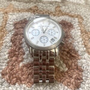 Michael Kors Silver Boyfriend Watch